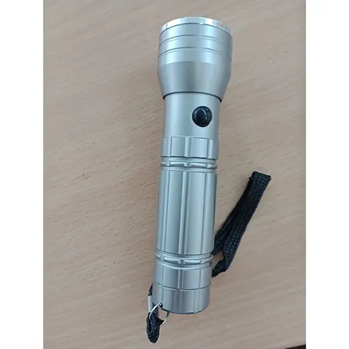 Photo from the official notice: Solight LED Torch with Laser — damage to sight risk