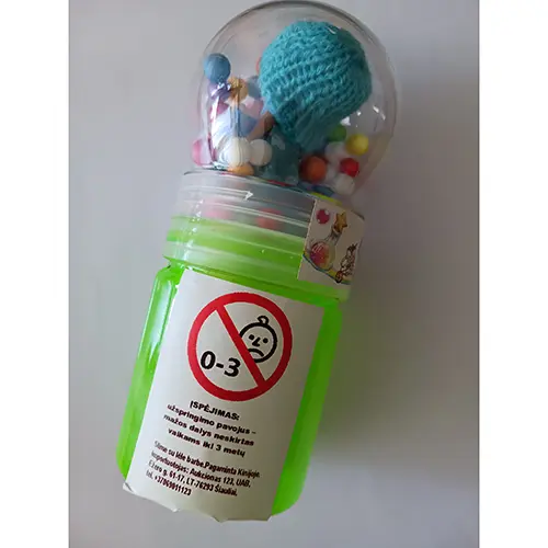 Photo de l’avis officiel: slime SLIME Slime de jouet — risque: Risque chimique
