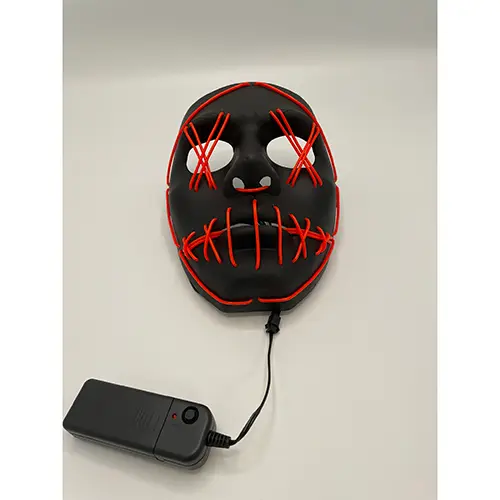 Photo de l’avis officiel: LED Mask Nightmare Röd Masque d'Halloween — risque: Risque chimique & Environnement