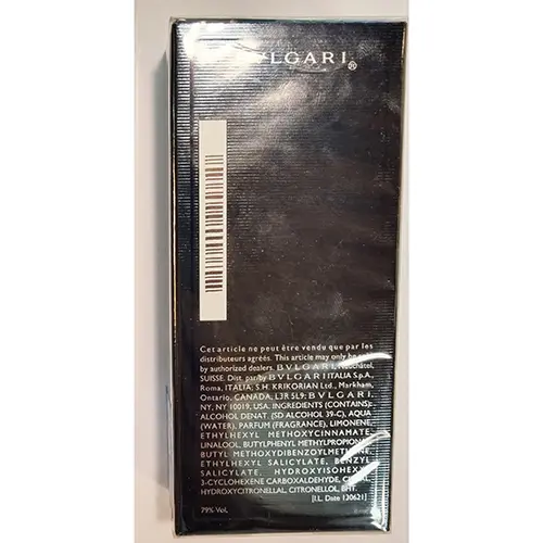 Photo de l’avis officiel: Bulgari Aqva Parfum — risque: Risque chimique