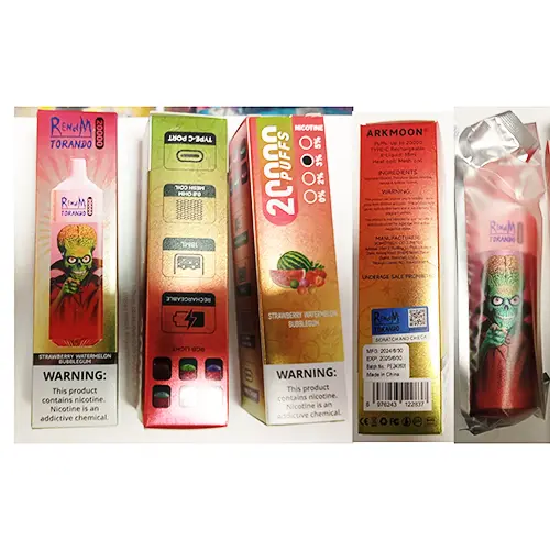 Photo de l’avis officiel: RENdM TORANDO 20000 Cigarette électronique jetable — risque: Risque chimique