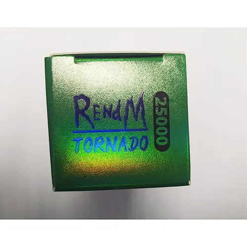 Photo de l’avis officiel: RENdM TORNADO 25000 Cigarette électronique jetable — risque: Risque chimique (A12/02973/24)