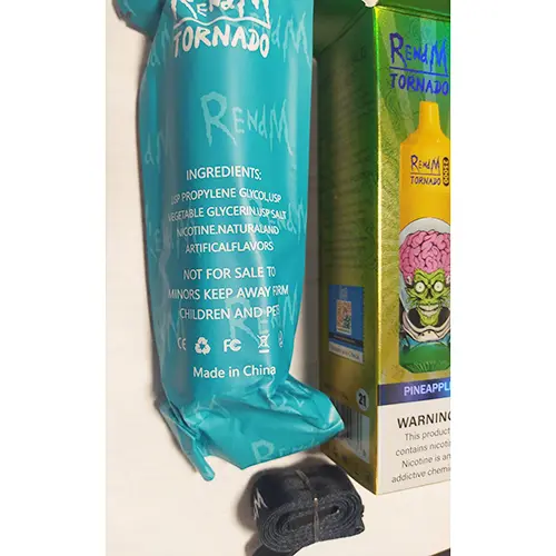 Photo de l’avis officiel: RENdM TORNADO 25000 Cigarette électronique jetable — risque: Risque chimique (A12/02973/24)