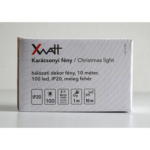 Photo de l’avis officiel: XWATT Karácsonyi fény/ Christmas light Chaîne d'éclairage — risque: Choc électrique
