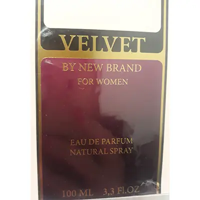 Photo de l’avis officiel: New Brand Perfumes VELVET Parfum — risque: Risque chimique