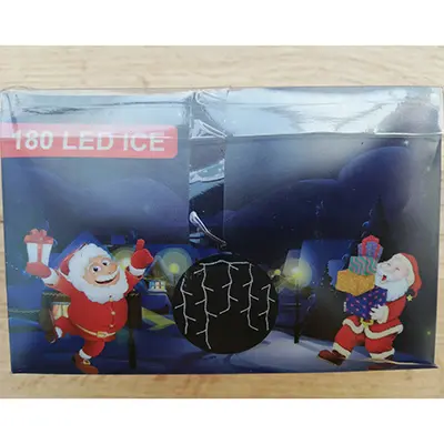 Photo de l’avis officiel: 180 LED ICE Chaîne d'éclairage — risque: Choc électrique