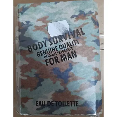 Photo de l’avis officiel: OMERTA Body Survival Eau de toilette — risque: Risque chimique