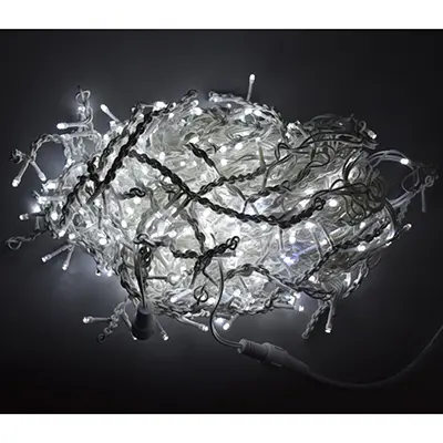 Photo from the official notice: Lampki Choinowe / dekoracja oswietleniowa sople 500 LED 25 m lighting chain — electric shock risk