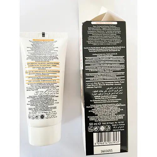 Photo de l’avis officiel: Gabrini BB cream Skin perfector Foundation Crème pour les mains — risque: Risque chimique