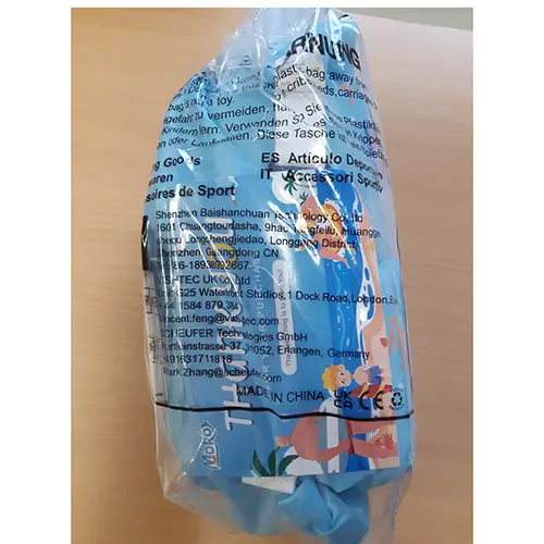 Photo from the official notice: Moko Kinder Schwimmflügel swim vest — drowning risk