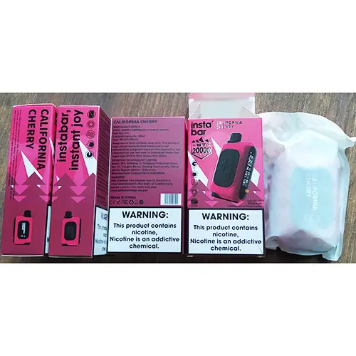 Photo de l’avis officiel: insta bar WT 20000 PUFFS Cigarette électronique jetable — risque: Risque chimique