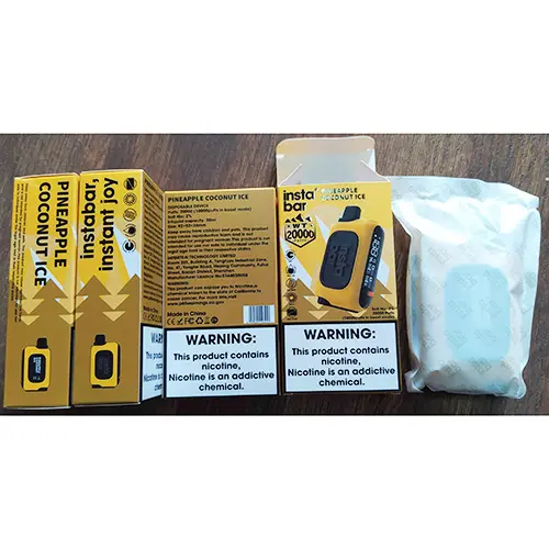 Photo de l’avis officiel: insta bar WT 20000 PUFFS Cigarette électronique jetable — risque: Risque chimique