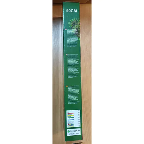 Photo from the official notice: LED Merry Christmas lighting chain — electric shock & fire risk