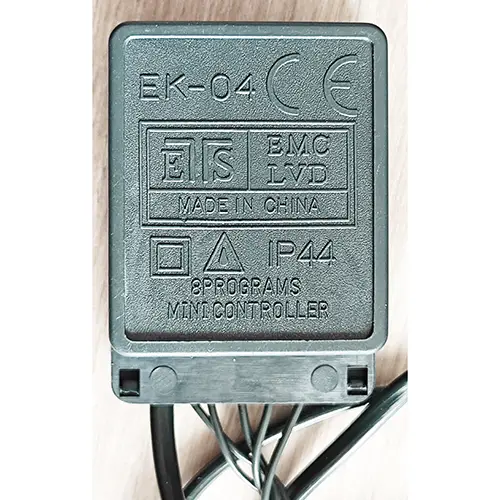 Photo de l’avis officiel: Karácsonyfa égősor Chaîne d'éclairage — risque: Choc électrique