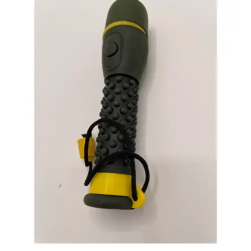 Foto do aviso oficial: Flashlight rubber Lanterna — risco: Químico & Ambiente