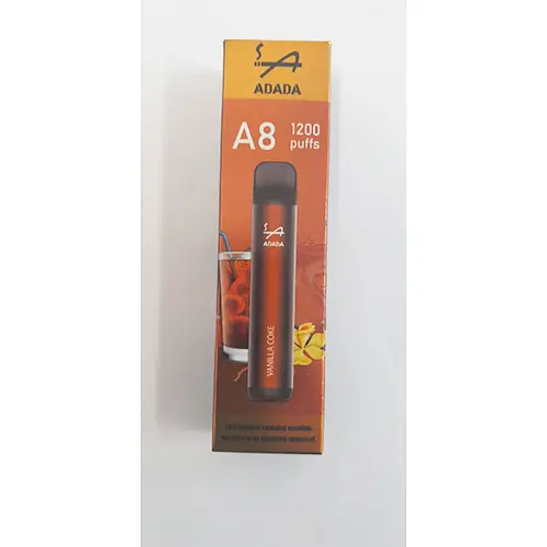 Photo de l’avis officiel: ADADA A8 1200 puffs Cigarette électronique jetable — risque: Risque chimique