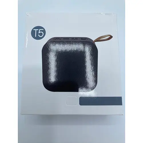 Foto uit de officiële melding: T5 Bluetooth speaker Bluetooth-luidspreker — risico: Milieu