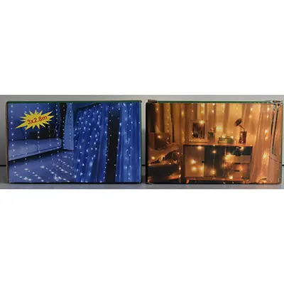 Photo de l’avis officiel: 300 LED WATERFALL LIGHT Chaîne d'éclairage — risque: Choc électrique
