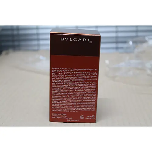 Photo de l’avis officiel: Bulgari Omnia bain Lotion pour le corps — risque: Risque chimique