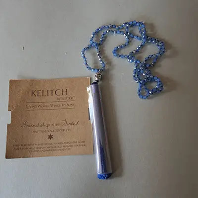 Foto aus der offiziellen Meldung: KELITCH KELITCH Kristall Silber Buddha Perlenkette Handgemachte Lange Quaste Anhänger Halsketten Y-form Boho — Risiko: Chemikalie