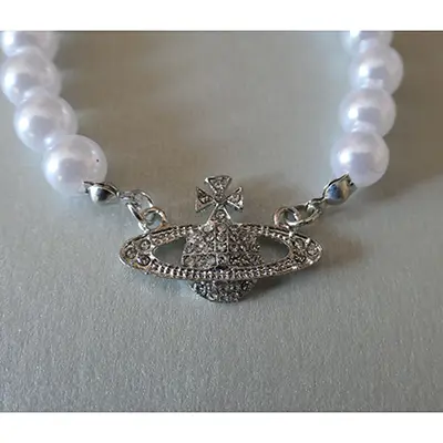 Foto dell’avviso ufficiale: Lucktao 3 Stück Planet Perlenkette, Armbänder, Ohrringe, Weiße, Planet Kristall Strass, Saturn Faux Set di gio — rischio: Rischio chimico