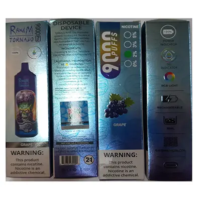 Photo de l’avis officiel: FUMOT® RANdM TORNADO Cigarette électronique jetable — risque: Risque chimique