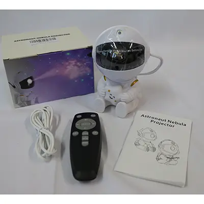Foto aus der offiziellen Meldung: Burnnove Astronaut Nebula projector / Star projection lamp Laserpointer — Risiko: Sehschaden