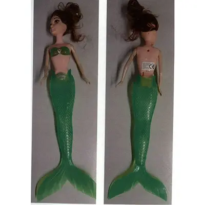 Photo de l’avis officiel: Woolworth Mermaid Poupée — risque: Risque chimique