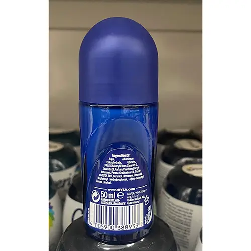 Photo de l’avis officiel: Nivea Protect &amp; Care Déodorant — risque: Risque chimique (A12/03267/24)