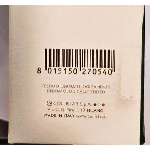 Photo de l’avis officiel: Collistar Fluido di benessere Lotion pour le corps — risque: Risque chimique