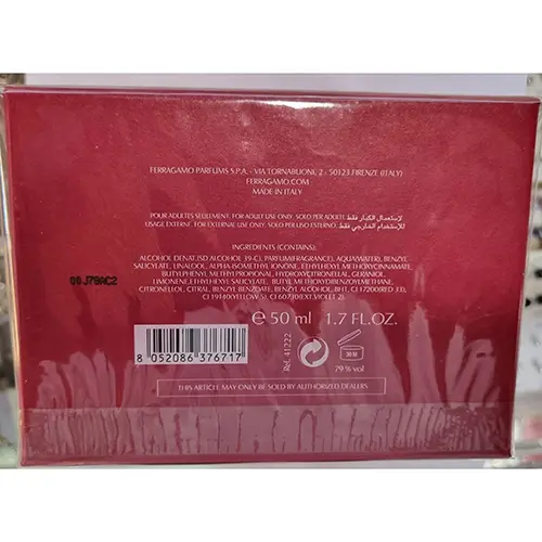 Foto dell’avviso ufficiale: Salvatore Ferragamo Signorina Profumo — rischio: Rischio chimico (A12/03313/24)