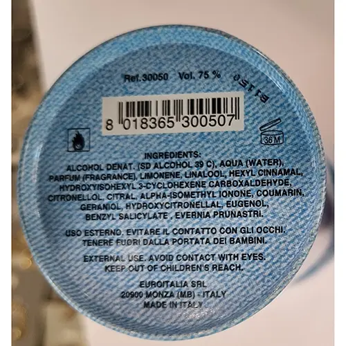 Foto dell’avviso ufficiale: Versace Versus Profumo — rischio: Rischio chimico (A12/03328/24)