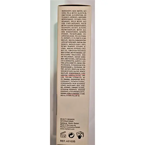 Photo de l’avis officiel: Marbert Phyto Cell Sérum cutané — risque: Risque chimique