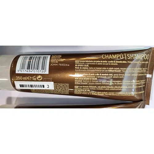 Photo de l’avis officiel: John Frieda Brunette Brillant Shampoo — risque: Risque chimique