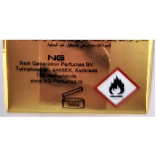 Photo de l’avis officiel: NG Golddigger Parfum — risque: Risque chimique