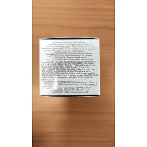 Photo de l’avis officiel: Lancome Paris Primordiale optimum yeux Crème hydratante — risque: Risque chimique