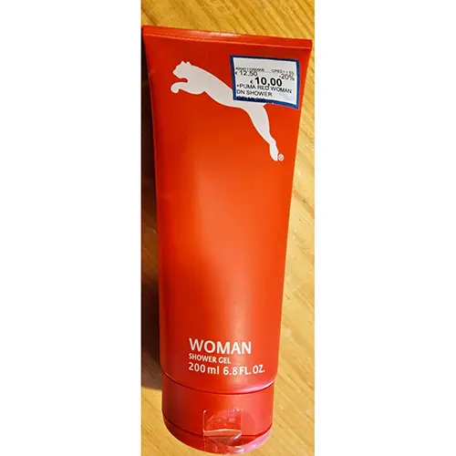 Foto dell’avviso ufficiale: PUMA Woman Shower Gel Gel doccia — rischio: Rischio chimico