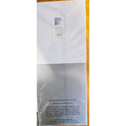Photo de l’avis officiel: ISSEY MIYAKE L'Eau D'Issey Pour Homme Eau de toilette — risque: Risque chimique