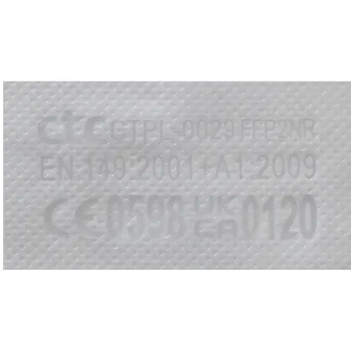 Foto aus der offiziellen Meldung: ctc connexions FFP2 Maske FFP2 NR Filterung der Halbmaske Partikelfiltermaske — Risiko: Gesundheitsrisiken/Sonstige