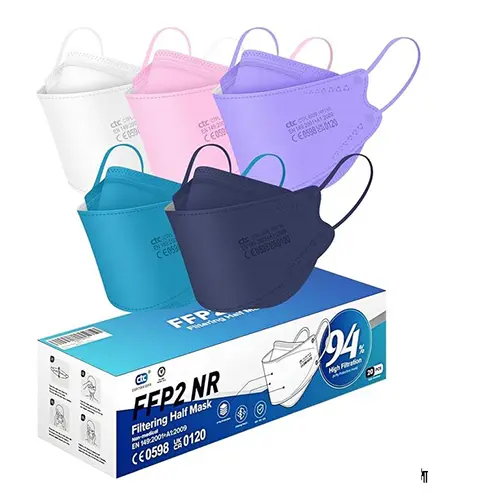 Foto aus der offiziellen Meldung: ctc connexions FFP2 Maske FFP2 NR Filterung der Halbmaske Partikelfiltermaske — Risiko: Gesundheitsrisiken/Sonstige