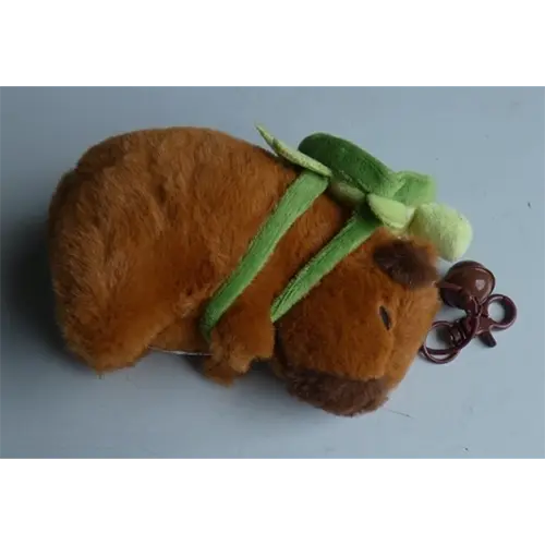 Foto dell’avviso ufficiale: Capybara peluche porte-clés mignon sac pendentif Capybara pelucheux animaux porte-clé Kawaii Portachiavi con p — rischio: Rischio chimico & Ostruzione delle vie aeree