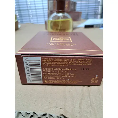 Photo de l’avis officiel: Nazareno Gabrielli 1907 Eau de toilette — risque: Risque chimique