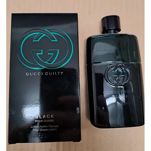 Foto dell’avviso ufficiale: Gucci Guilty Black Dopobarba — rischio: Rischio chimico
