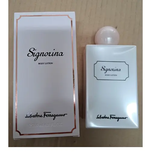 Photo de l’avis officiel: Salvatore Ferragamo Signorina Lotion pour le corps — risque: Risque chimique