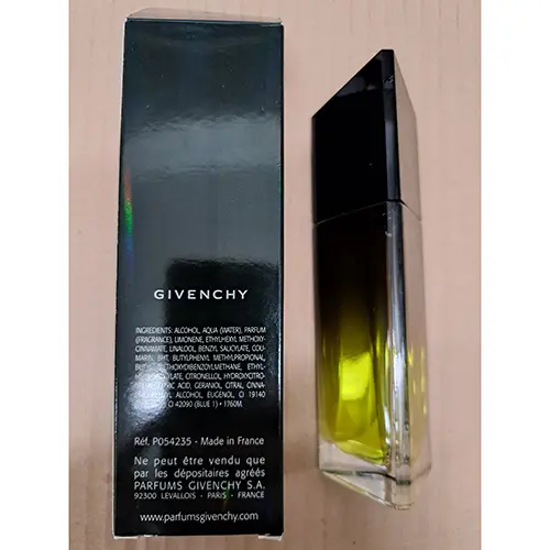 Photo de l’avis officiel: GIVENCHY PARIS Very Irresistibile Eau de toilette — risque: Risque chimique