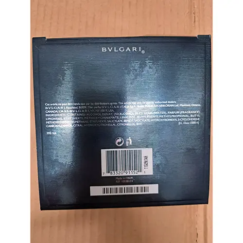 Photo de l’avis officiel: Bvlgari Aqva pour homme Eau de toilette — risque: Risque chimique