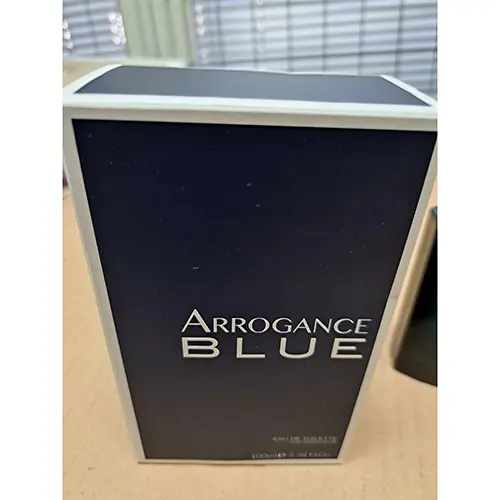 Photo de l’avis officiel: Arrogance Arrogance Blue Eau de toilette — risque: Risque chimique