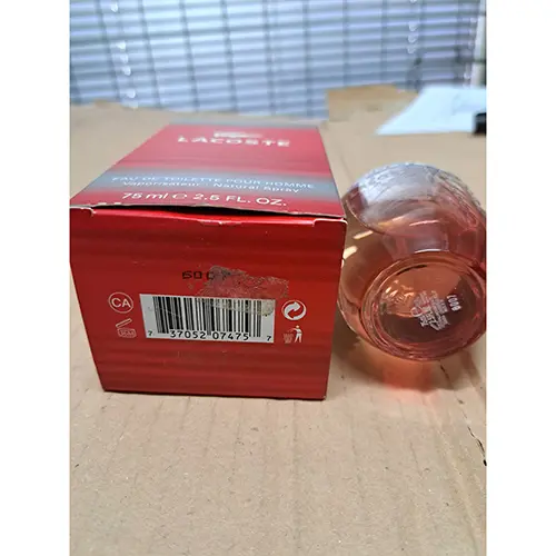 Photo de l’avis officiel: LACOSTE Eau de toilette pour homme — risque: Risque chimique
