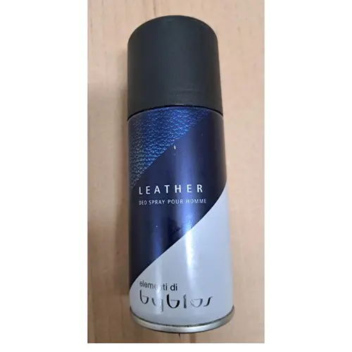 Photo de l’avis officiel: Byblos Leather deo spray pour homme Déodorant — risque: Risque chimique