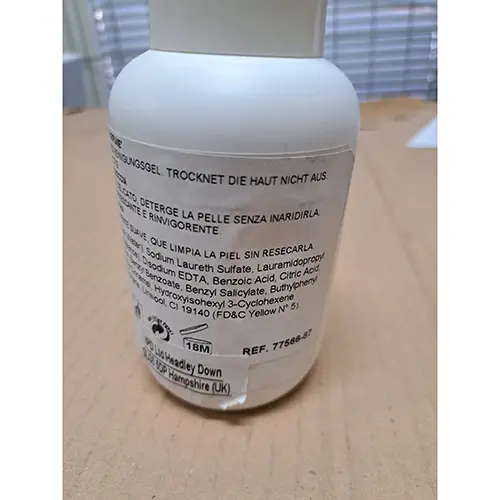 Foto dell’avviso ufficiale: Alyssa Ashley Vanilla Bagnoschiuma — rischio: Rischio chimico